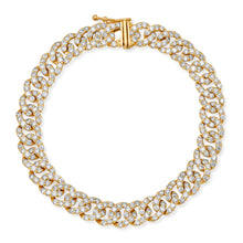Super Sparkle Pave Diamond Cuban Link Bracelet