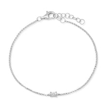 Delicate Diamond Solo Shape Bracelet