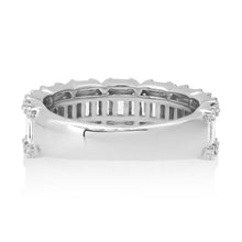Diamond Baguette Illusion Band Ring