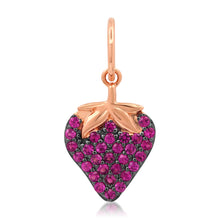 Semi Precious Strawberry Charm
