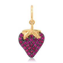 Semi Precious Strawberry Charm