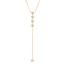 The Stars are Aligned Diamond Lariat Necklace