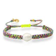 Summertime Multi Colored Bracelet with Pearl