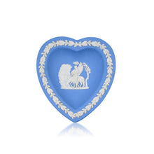 Vintage Small Blue Heart Jewelry Dish