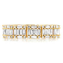 Diamond Baguette Illusion Band Ring