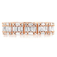 Diamond Baguette Illusion Band Ring