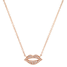 Diamond Lips Necklace