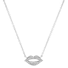Diamond Lips Necklace