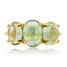 One of a Kind Jumbo Gumdrop Three Stone Cabochon Ring