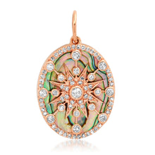 Celestial Diamond Star and Abalone Pearl Charm