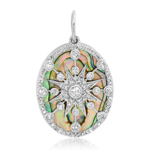 Celestial Diamond Star and Abalone Pearl Charm
