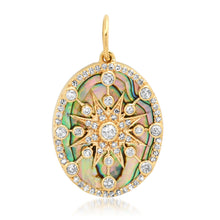 Celestial Diamond Star and Abalone Pearl Charm