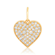 Full of Love Diamond Heart Charm