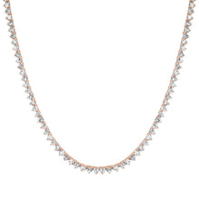 Delicate Diamond Riviera Tennis Necklace