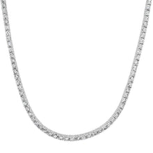 Luxe Perfect Four Prong Riviera Tennis Necklace