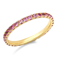 Standard Gemstone Eternity Band Ring