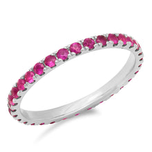 Standard Gemstone Eternity Band Ring