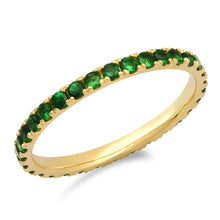 Standard Gemstone Eternity Band Ring