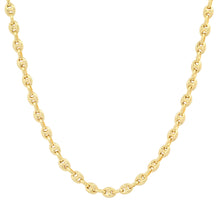 Petite Puff Mariner Chain Link Necklace