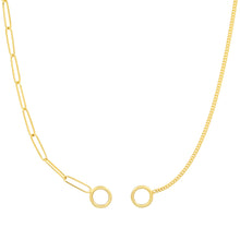 50/50 Open Front Link Chain Necklace