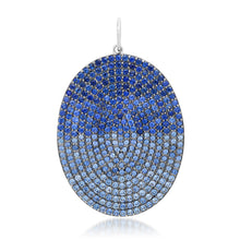 Ombre Blue Sapphire Pendant
