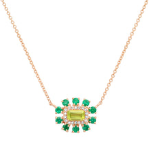 Gemstone & Diamond Garden Party Necklace