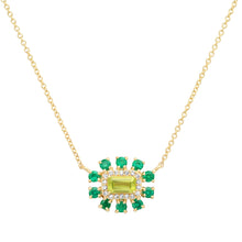 Gemstone & Diamond Garden Party Necklace