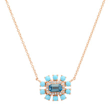 Gemstone & Diamond Garden Party Necklace