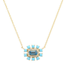 Gemstone & Diamond Garden Party Necklace