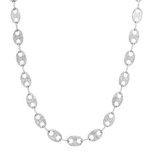 The Jewel Diamond Mariner Link Chain Necklace