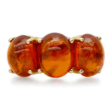 One of a Kind Jumbo Gumdrop Three Stone Cabochon Ring