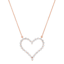 Lucky in Love Open Heart Diamond Necklace