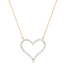Lucky in Love Open Heart Diamond Necklace