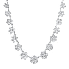 Graduated Diamond Miss Daisy Illusion Tennis Necklace