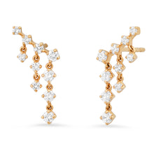 Easy to Love Cascading Diamond Stud Earrings