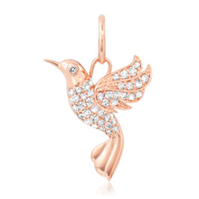 Love Bird Diamond Hummingbird Charm