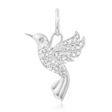 Love Bird Diamond Hummingbird Charm