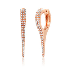 To the Point Diamond Dagger Earrings
