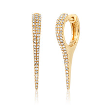 To the Point Diamond Dagger Earrings