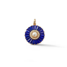 Semiprecious Stone with Pearl & Diamond Emily Pendant Charm