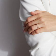 Thoby Diamond Tubular Cuff Ring