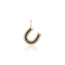 Felicity Gemstone Horseshoe Charm