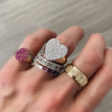 Semiprecious Gemstone Pinky Signet Ring