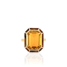 Melange Emerald Cut Statement Ring