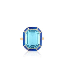 Melange Emerald Cut Statement Ring