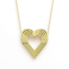 Radiant Jumbo Heart Necklace