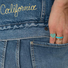 The Ashleigh Bergman Collective x Ariel Gordon Jewelry Turquoise Heart Signet Ring