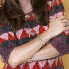 The Ashleigh Bergman Collective x Samira 13 Diamond & Pearl Evil Eye Bracelet