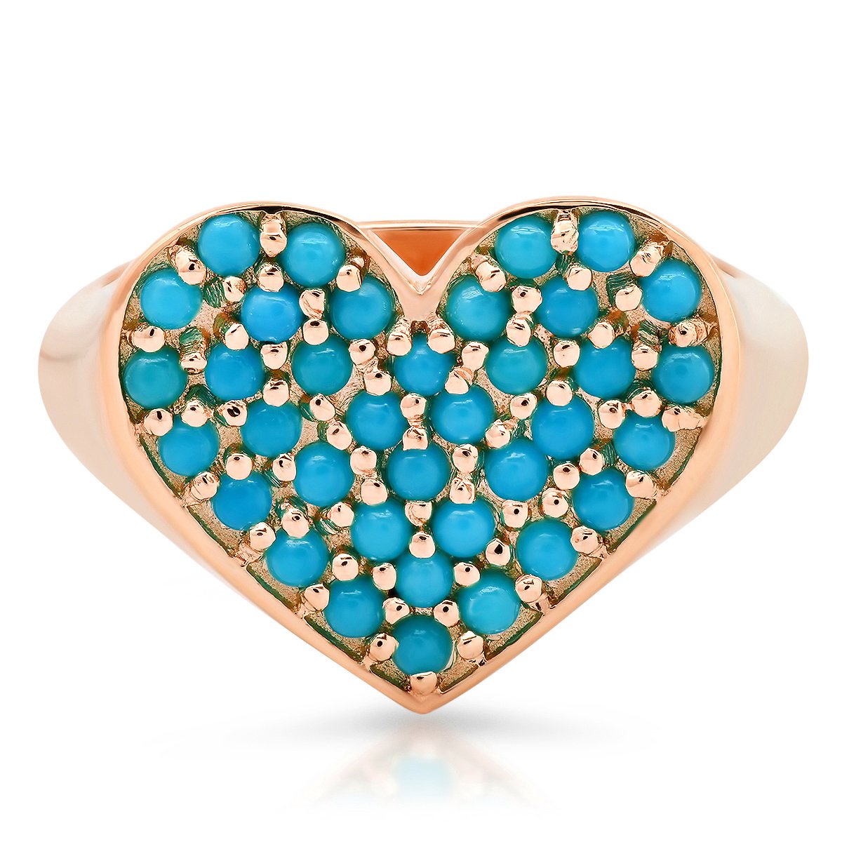 The Ashleigh Bergman Collective x Ariel Gordon Jewelry Turquoise Heart Signet Ring