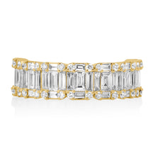 Diamond Baguette Illusion Band Ring